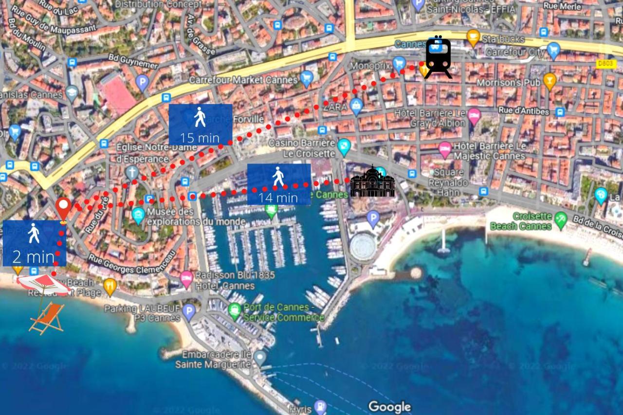 le Clem - 100m des plages - Suquet - Verrière Côte d’Azur Cannes Exterior foto